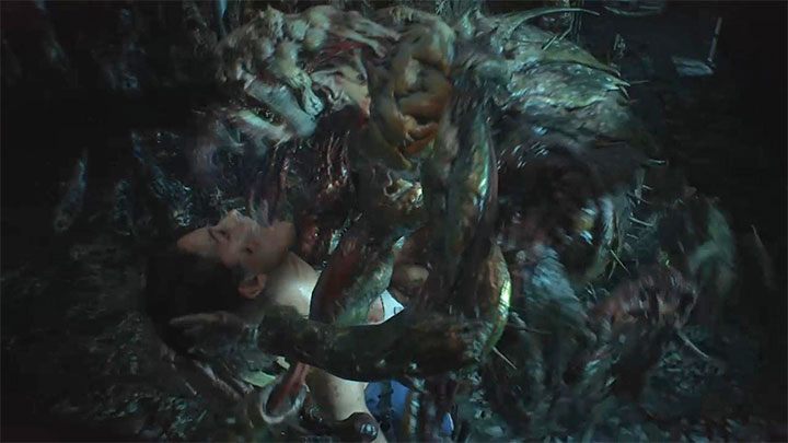 Niestety w zaliczaniu zagadki będą przeszkadzały ci kolejne pająki - Resident Evil 3: Podstacja solucja, opis przejścia - Resident Evil 3 - poradnik do gry