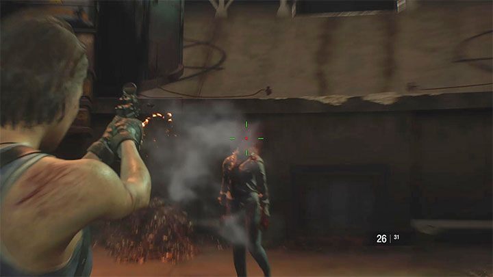 Na arenie będą się też niestety regularnie pojawiały zwykłe potwory - Resident Evil 3: Finał, Nemesis solucja, opis przejścia - Resident Evil 3 - poradnik do gry