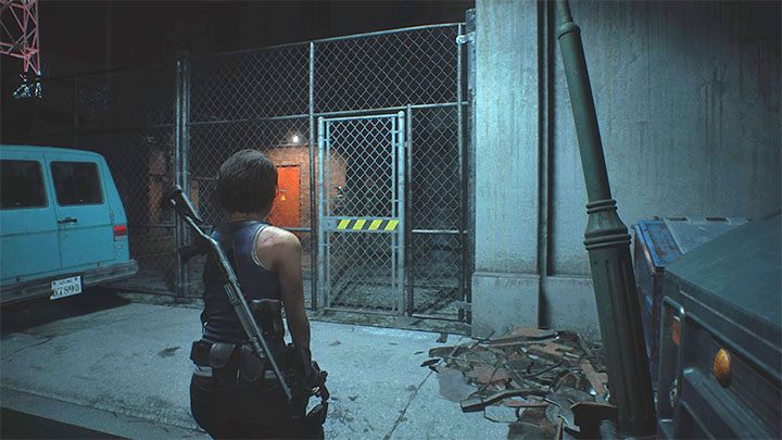 Musisz użyć obcęg w lokacji Garage w regionie Downtown po to żeby odblokować wejście do garażu - Resident Evil 3: Podstacja sekrety, znajdźki - Resident Evil 3 - poradnik do gry