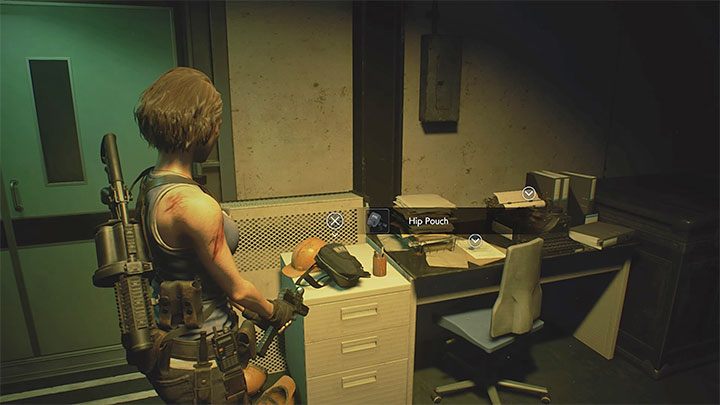 Torba jest w tym samym pomieszczeniu Office w podziemnym bunkrze - Resident Evil 3: Podziemny magazyn sekrety, znajdźki - Resident Evil 3 - poradnik do gry