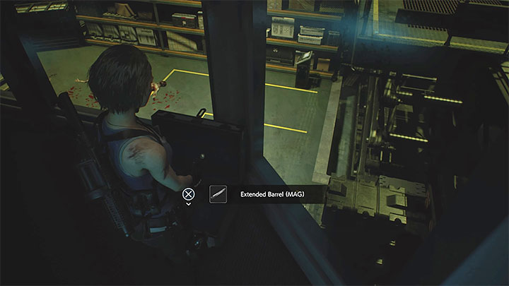 Ulepszenie Extended Barrel dla pistoletu magnum znajduje się w skrzyni w pomieszczeniu monitoringu Surveillance Room - Resident Evil 3: Podziemny magazyn sekrety, znajdźki - Resident Evil 3 - poradnik do gry