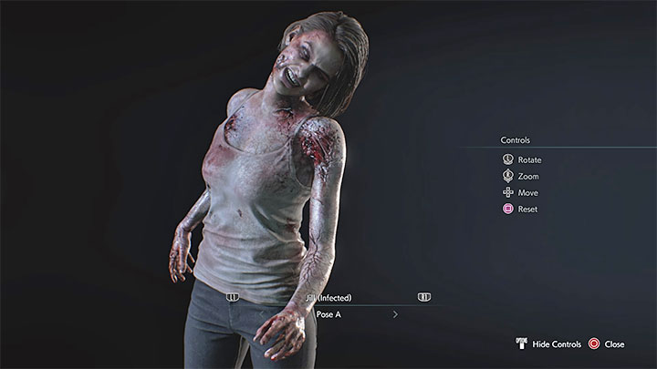 Czwarta kategoria bonusów to Modele - Models - Resident Evil 3: Bonusy - jak odblokowywać? - Resident Evil 3 - poradnik do gry