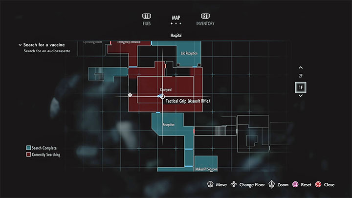 Ulepszenie to możesz znaleźć na dziedzińcu Courtyard znajdującym się na piętrze 1F szpitala Hospital - Resident Evil 3: Ulepszenia broni - jak zdobyć? - Resident Evil 3 - poradnik do gry