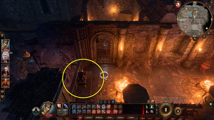 W skrzyni przy palenisku znajdziecie idealny gear dla Paladyna, Hełm Ugodzenia (Helmet of Smiting) - Baldurs Gate 3: Podmrok (Underdark) w BG3 - opis przejścia - Baldurs Gate 3 - poradnik do gry