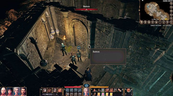 W głównej komnacie krypty możecie zbadać zwłoki skrybów (odnajdziesz m - Baldurs Gate 3: Mapa Zarośnięte ruiny i Przydrożne klify w BG3 - Baldurs Gate 3 - poradnik do gry