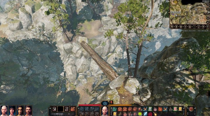 Powalone drzewo nad przepaścią - Baldurs Gate 3: Mapa Herbaciarnia (Teahouse) w BG3 - Baldurs Gate 3 - poradnik do gry