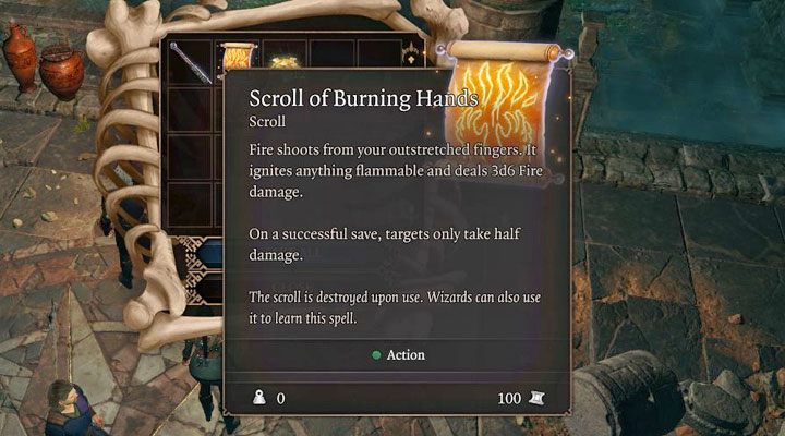 Zwoje są magicznymi zaklęciami, które domyślnie są przedmiotami jednorazowego użytku - Baldurs Gate 3: Jak uczyć się zaklęć? - Baldurs Gate 3 - poradnik do gry