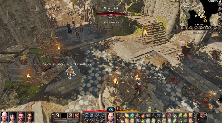 Grat - Baldurs Gate 3: Mapa obóz goblinów w BG3 - Baldurs Gate 3 - poradnik do gry