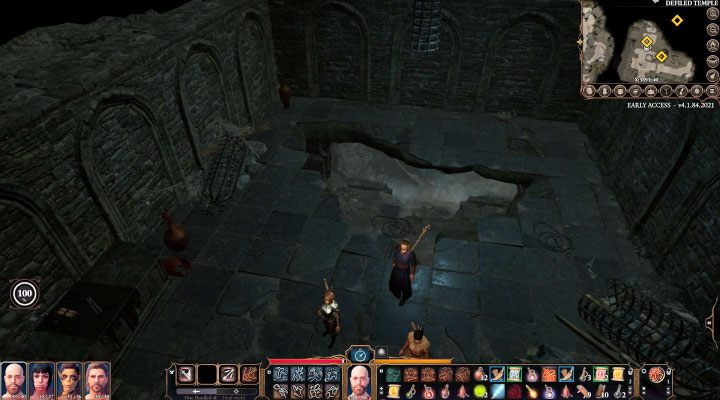 Więzienie - Baldurs Gate 3: Mapa Zniszczone sanktuarium i Splugawiona świątynia w BG3 - Baldurs Gate 3 - poradnik do gry