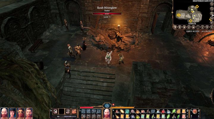 Roah Moonglow - Baldurs Gate 3: Mapa Zniszczone sanktuarium i Splugawiona świątynia w BG3 - Baldurs Gate 3 - poradnik do gry