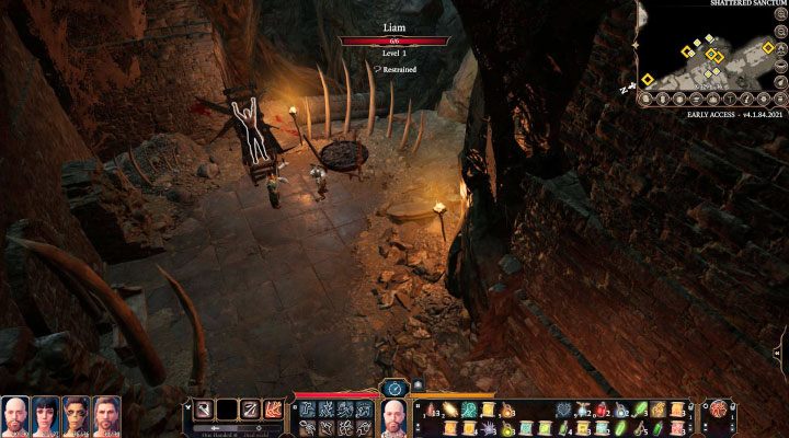 Liam - Baldurs Gate 3: Mapa Zniszczone sanktuarium i Splugawiona świątynia w BG3 - Baldurs Gate 3 - poradnik do gry