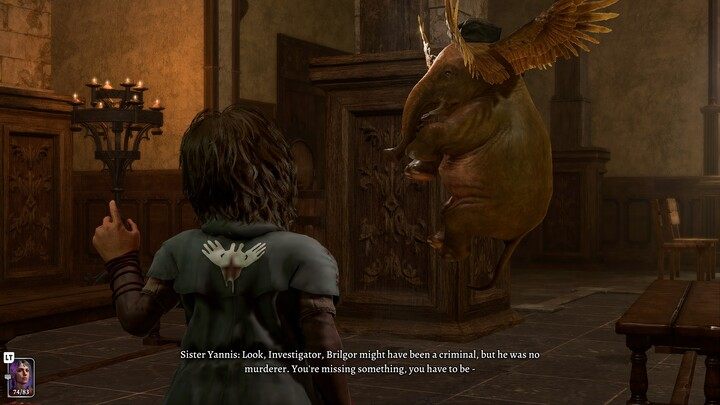 Po jego zakończeniu rozpocznijcie rozmowę z niziołkiem - dowiecie się, że ojciec Lorgan został zamordowany - Baldurs Gate 3: Akt 3 Rivington - Baldurs Gate 3 - poradnik do gry