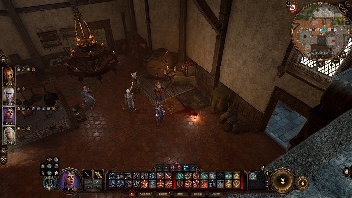Następnie poszukajcie włazu z plamą krwi obok i wejdźcie przez niego - Baldurs Gate 3: Akt 3 Rivington - Baldurs Gate 3 - poradnik do gry