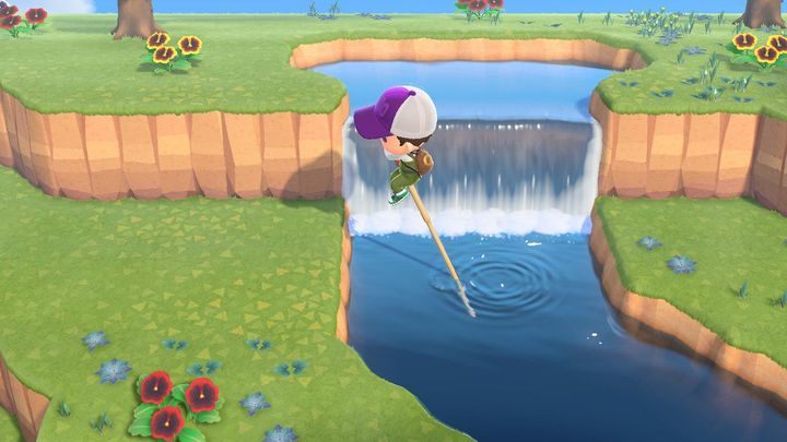 Na początku rzeczki będziesz przeskakiwać... - ACNH: Rzeka - jak przejść? - Animal Crossing New Horizons - poradnik do gry