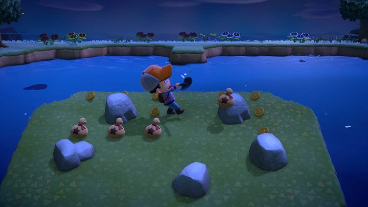 Wyspa pełna kamieni to spory zarobek. - ACNH: Bells - jak szybko zarabiać? - Animal Crossing New Horizons - poradnik do gry