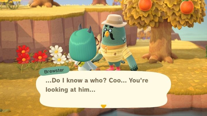 Zacznijcie z nim rozmowę i powiedzcie, po co przypłynęliście - ACNH 2.0: Brewster - gdzie znaleźć? - Animal Crossing New Horizons - poradnik do gry