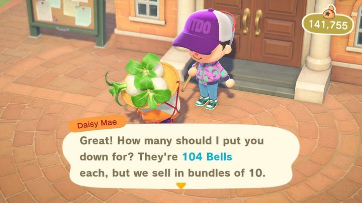 Jeśli nie sprzedacie rzepy w ciągu tygodnia, ta zepsuje się w następną niedzielę - ACNH: Rzepa/turnip - jak zarobić? - Animal Crossing New Horizons - poradnik do gry