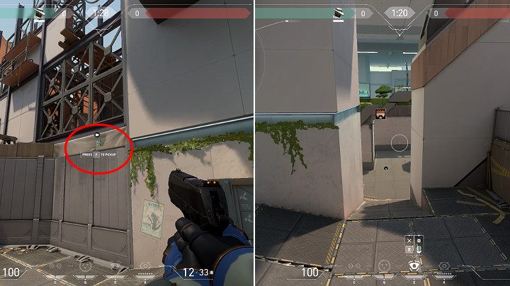 Jeśli w drużynie defensywnej znajduje się Cypher warto skorzystać z jego umiejętności Spycam - Valorant: Split - mapa, callouts dla obrońców i atakujących - Valorant - poradnik do gry