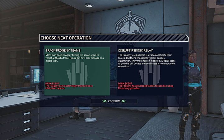 W miarę postępów w grze możesz zostać poproszony o podjęcie decyzje jak ma dalej potoczyć się śledztwo - XCOM Chimera Squad: Wrogie frakcje - śledztwo, neutralizacja - XCOM Chimera Squad - poradnik do gry