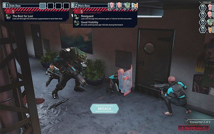 Każda misja w grze składa się z 1-3 bitew i każdą bitwę poprzedza faza Breach - XCOM Chimera Squad: Turowy system walki - XCOM Chimera Squad - poradnik do gry