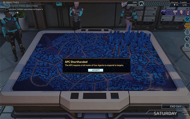 Najczęstszy powód, dla którego nie można rozpocząć misji, to brak pełnego czteroosobowego oddziału w gotowości - XCOM Chimera Squad - poradnik do gry