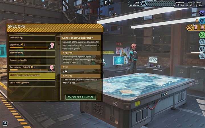 Po tym jak awansujesz dostatecznie w kampanii zostanie odblokowana operacja (Special Ops) o nazwie Sanctioned Cooperation - XCOM Chimera Squad: Targ Scavenger Market - jak odblokować? - XCOM Chimera Squad - poradnik do gry