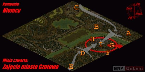 Jest to bardzo miła misja, jeśli podejść do niej na luzie i z cierpliwością - Misja 4 | Kampania niemiecka | Sudden Strike 2 - Sudden Strike 2 - poradnik do gry