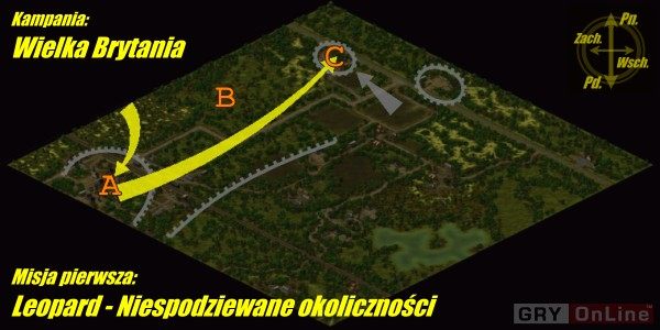 Jakaś taka dziwnie prosta ta misja - nie bardzo jest z kim walczyć - Misja 1 | Kampania brytyjska | Sudden Strike 2 - Sudden Strike 2 - poradnik do gry
