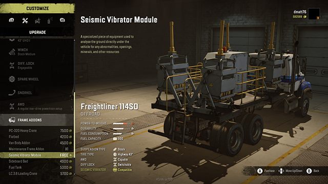 Wybierz dość szeroką, stabilną ciężarówkę i wyposaż ją w wibrator sejsmiczny (Seismic Vibrator) - SnowRunner: Kamieniołom, Rosja - jak odblokować? - SnowRunner - poradnik do gry