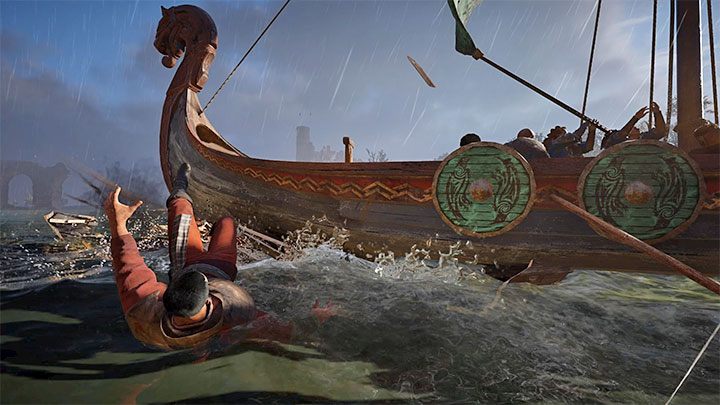 Nie zapomnij rozwinąć żagle płynąc w stronę łódki, którą zamierzasz staranować - Assassins Creed Valhalla: Wiosło to rzemiosło - jak zdobyć trofeum? - Assassins Creed Valhalla - poradnik do gry