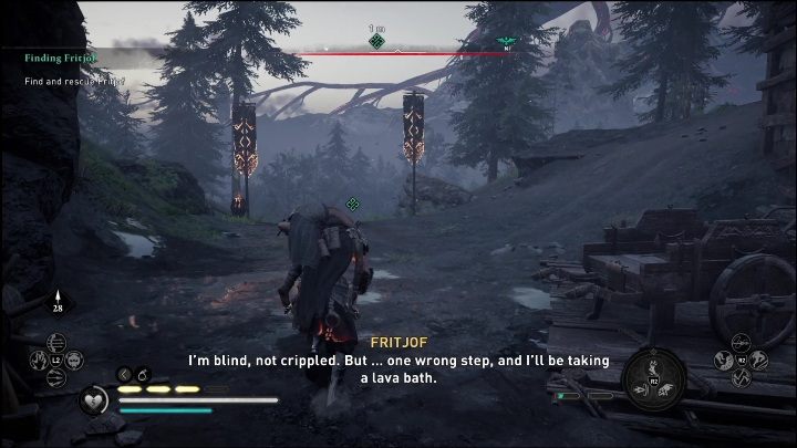 Po oczyszczeniu terenu udajcie się do klatki - AC Valhalla Świt Ragnaroku: W poszukiwaniu Fritjofa (Finding Fritjof) - solucja, opis przejścia - Assassins Creed Valhalla - poradnik do gry