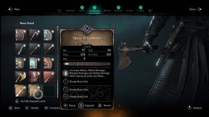 Po otworzeniu skrzyni otrzymacie Włócznię Leonidasa - AC Valhalla Crossover Stories: Wyposażenie - Isle of Skye, wszystkie lokacje - Assassins Creed Valhalla - poradnik do gry