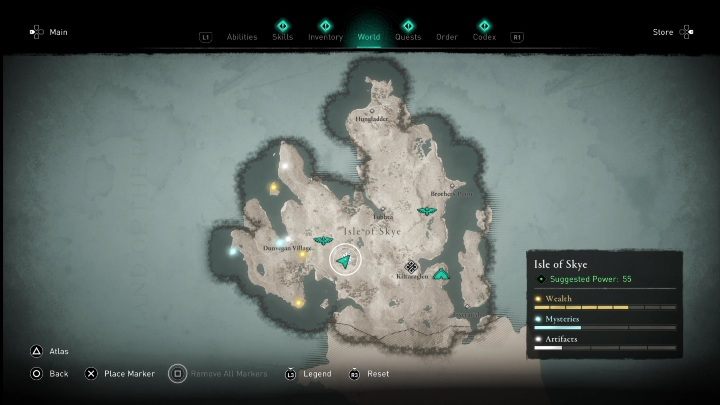 1 - AC Valhalla Crossover Stories: Przeklęty symbol - Isle of Skye, lokacja - Assassins Creed Valhalla - poradnik do gry