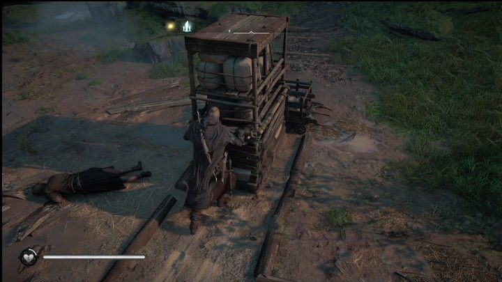 Aby zobaczyć prawidłowy wzór musicie pierw przesunąć drewnianą półkę, która stoi niedaleko wzgórza - AC Valhalla Crossover Stories: Głazy - Isle of Skye, lokacja - Assassins Creed Valhalla - poradnik do gry