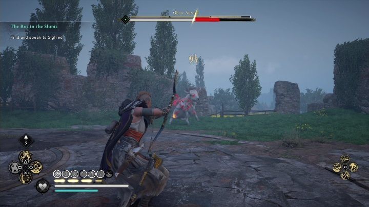 Walka z przeciwnikiem jest prosta, o ile posiadacie strzały do łuku - AC Valhalla Oblężenie Paryża: Legendarne zwierzę, Amienois - sekrety, lokacje - Assassins Creed Valhalla - poradnik do gry