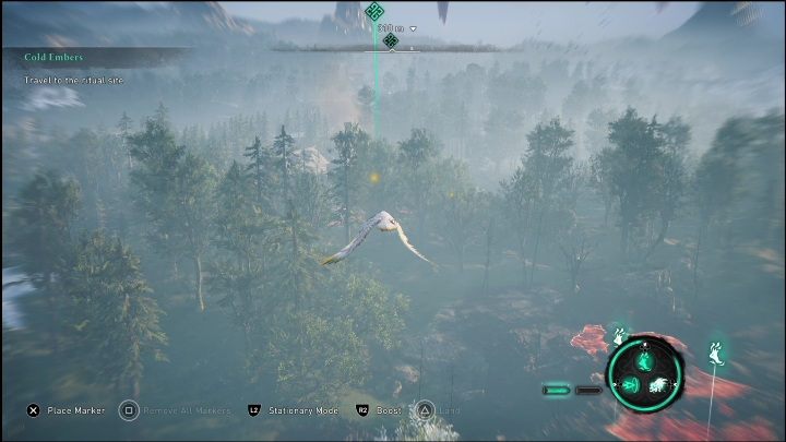 Zaraz po zbadaniu warsztatu na mapie pojawi się miejsce rytuału - AC Valhalla Świt Ragnaroku: Zimny żar (Cold Embers) - solucja, opis przejścia - Assassins Creed Valhalla - poradnik do gry
