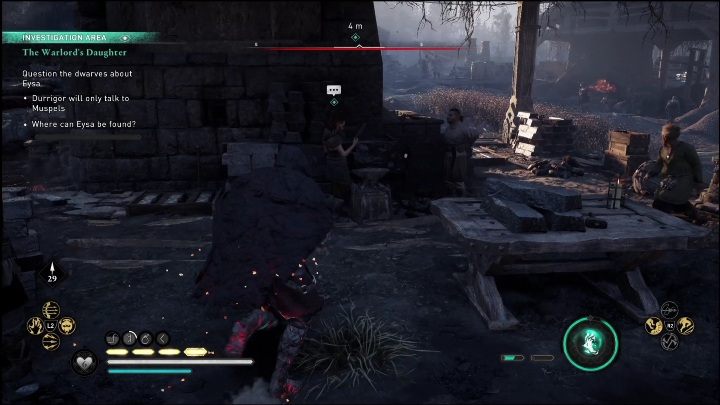 Na miejscu musicie porozmawiać z 3 krasnoludami - AC Valhalla Świt Ragnaroku: Córka watażki (The Warlords Doughter) - opis przejścia - Assassins Creed Valhalla - poradnik do gry