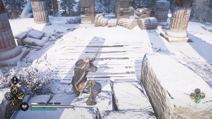 Pierwszym twoim zadaniem jest zniszczenie desek, które blokują zejście do podziemi - Assassins Creed Valhalla: Mapa skarbów - Snotinghamscire, sekrety, lokacje - Assassins Creed Valhalla - poradnik do gry
