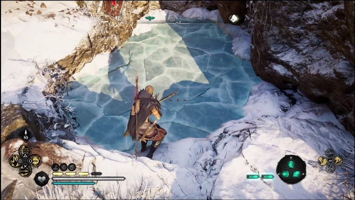 Aby dostać się do tej skrzyni musicie najpierw wejść do jaskini - AC Valhalla Świt Ragnaroku: Wyposażenie (Vangrinn) - lista wszystkich - Assassins Creed Valhalla - poradnik do gry