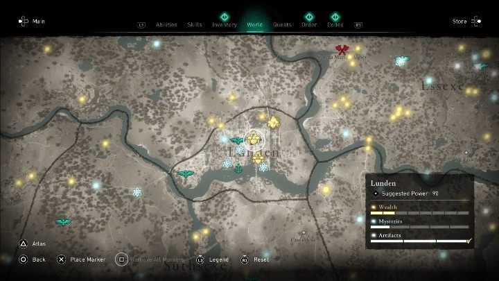 To łuk, który znajdziesz w samym centrum miasta - Assassins Creed Valhalla: Wyposażenie - Lunden, sekrety, lokacje - Assassins Creed Valhalla - poradnik do gry