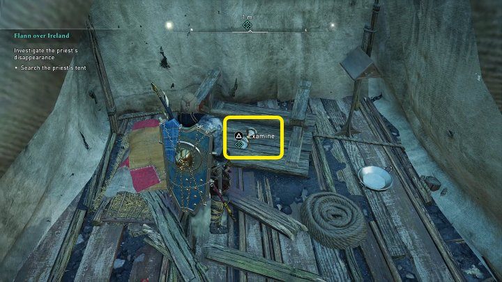 Wejdźcie do oznaczonego namiotu i spróbujcie ustalić, co stało się z księdzem - AC Valhalla Gniew Druidów: Flann, władca całej Irlandii - solucja - Assassins Creed Valhalla - poradnik do gry