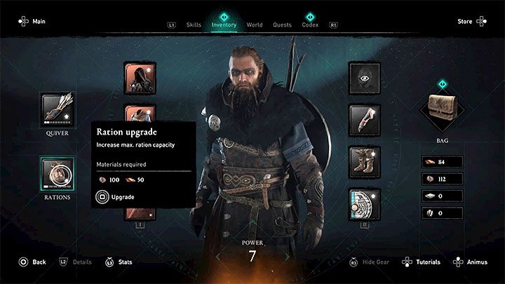Materiały do craftingu wydaje się w grze na ulepszanie posiadanych elementów ekwipunku - Assassins Creed Valhalla: Porady na start - Assassins Creed Valhalla - poradnik do gry