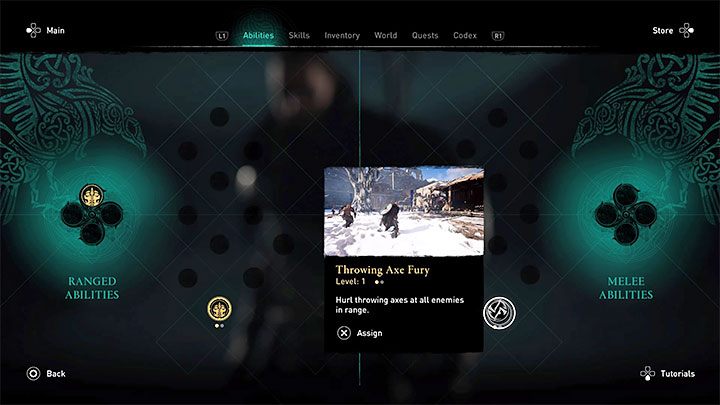 Po tym jak odnajdziesz i przeczytasz pierwszą księgę w menu bohatera pojawi się zakładka Zdolności - Assassins Creed Valhalla: Jak odblokowywać zdolności? - Assassins Creed Valhalla - poradnik do gry