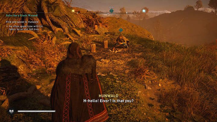 Gdy będziesz już na miejscu porozmawiaj z młodzieńcem - Assassins Creed Valhalla: Balsam na świeże rany - solucja, opis przejścia - Assassins Creed Valhalla - poradnik do gry