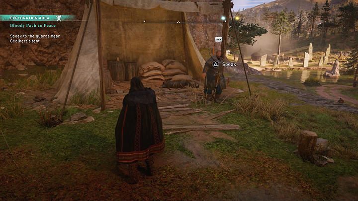 Ceolberta nie będzie w swoim namiocie - Assassins Creed Valhalla: Krwawa droga do pokoju - solucja, opis przejścia - Assassins Creed Valhalla - poradnik do gry