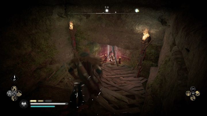 Lokalizacja totemu: aby dostać się do totemu zeskoczyć do jaskini, a następnie wyważyć przejście, które blokuje Ci drogę - Assassins Creed Valhalla: Przeklęty symbol - Oxenefordscire, sekrety, lokacje - Assassins Creed Valhalla - poradnik do gry