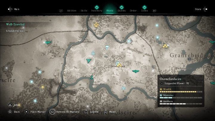 Maskę znajdziesz w północnej części lokacji - Assassins Creed Valhalla: Rzymski artefakt - Oxenefordscire, sekrety, lokacje - Assassins Creed Valhalla - poradnik do gry