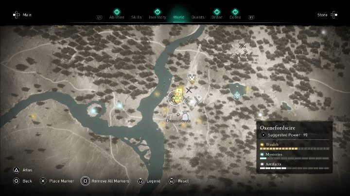 Ten przedmiot znajdziesz w mieście Oxeneforda - Assassins Creed Valhalla: Wyposażenie - Oxenefordscire, sekrety, lokacje - Assassins Creed Valhalla - poradnik do gry