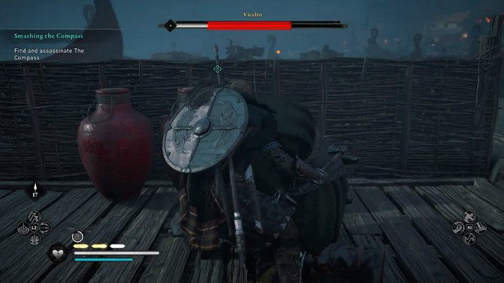 To powali przeciwnika na kolana i odsłoni go na potężny atak, który pozbawi go mniej więcej pół paska zdrowia - Assassins Creed Valhalla: Sternik/The Compass - boss, jak pokonać? - Assassins Creed Valhalla - poradnik do gry