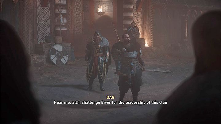 Eivora wybudzą ze snu krzyki Daga, który będzie czekał na zewnątrz budynku - Assassins Creed Valhalla: Czy dać topór Dagowi? - Assassins Creed Valhalla - poradnik do gry